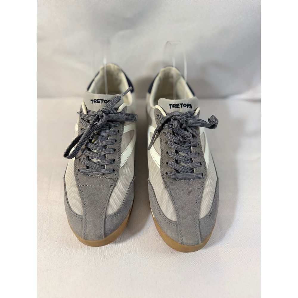 Tretorn Rawlins 2 Womens Sneakers Grey White Suede‎ Lace Up Size 8